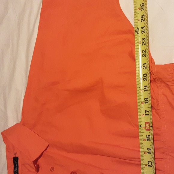 GOOD TIME USA 100% COTONN Elegant Orange Midi Dress Size 2XL. - Picture 5 of 8